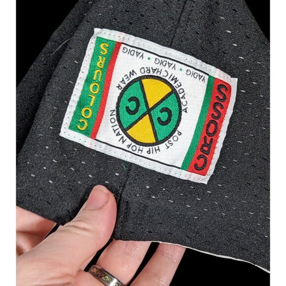 Cross Colours Black Pride Patch Black And Grey Zip Up Hoodie Size XS - Picture 10 of 16